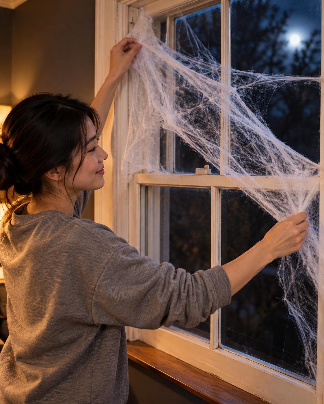 Teia de aranha de Halloween